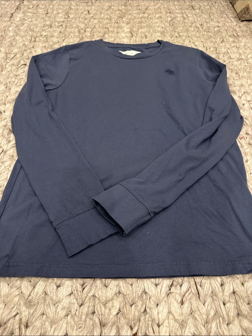 abercrombie kids Blue Long-Sleeve Crew Tee